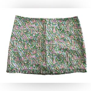 Lilly Pulitzer Callie Guiding Light ruffle skirt